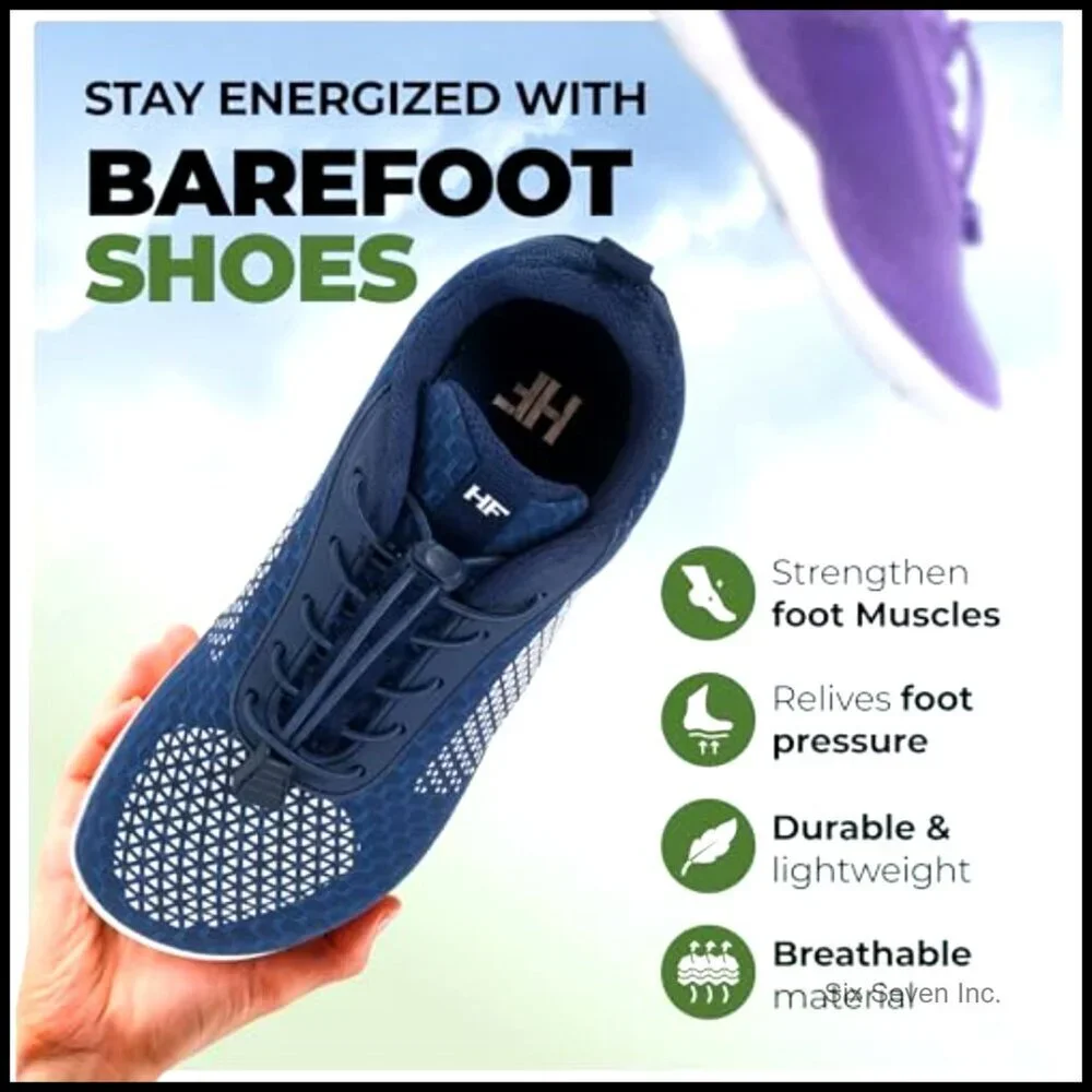 Minimalist Hiking Boots Barefoot Shoes Arch Support Breathable Splash-Proof
